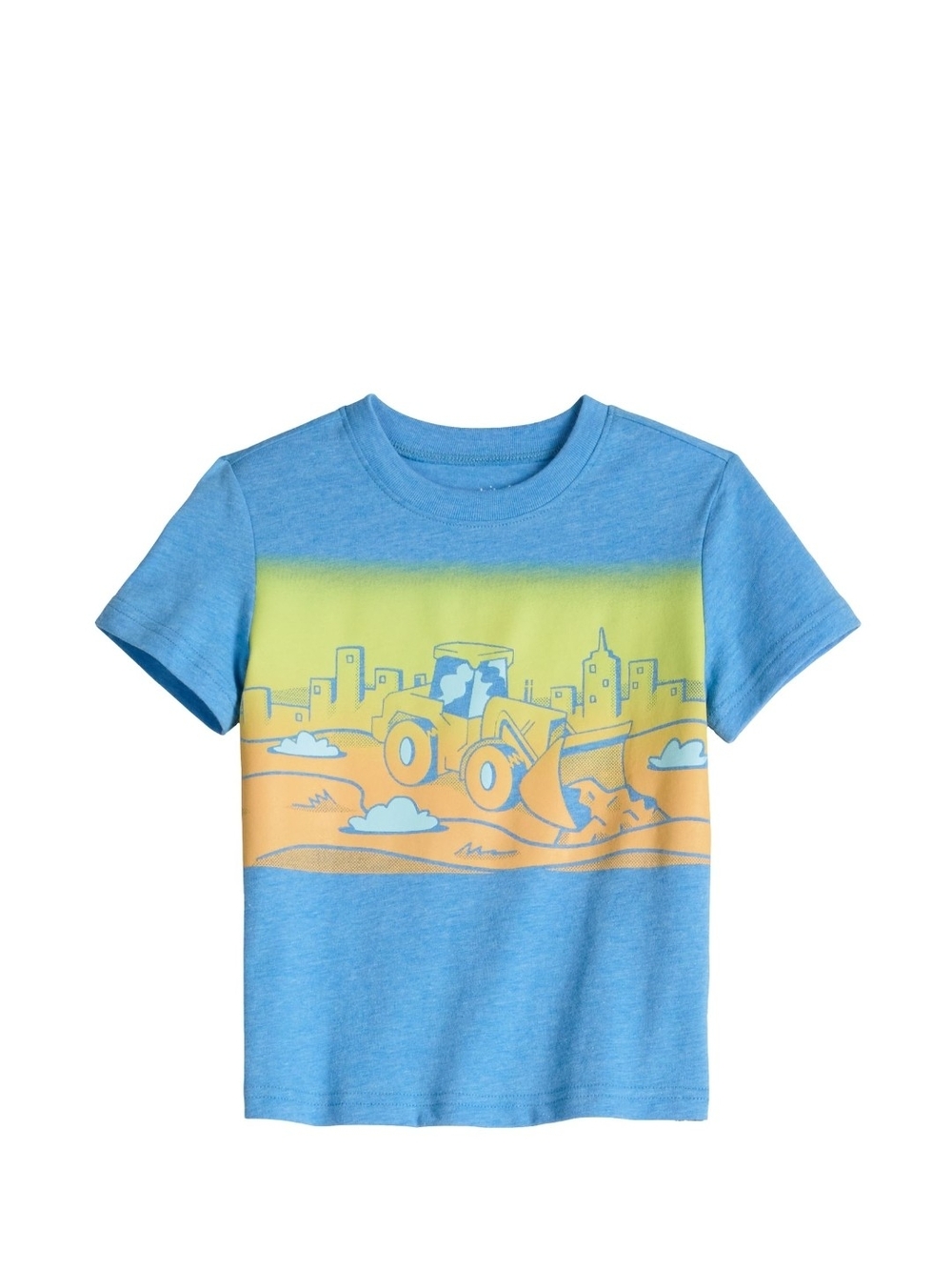 NWT Jumping Beans Boys Construction Vehicle Blue Graphic Tee Size 5T